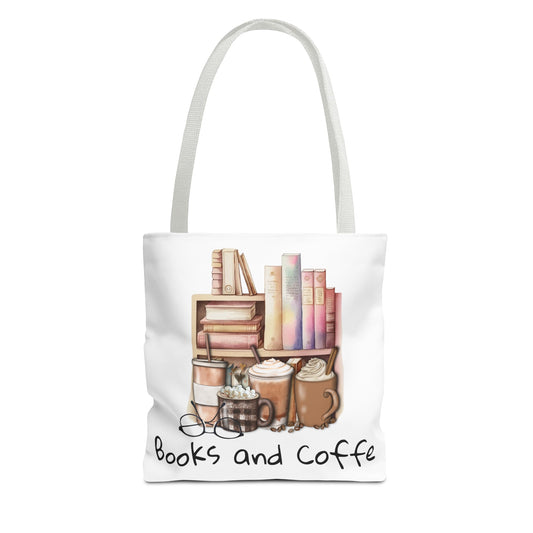 Books and Coffee Tote Bag