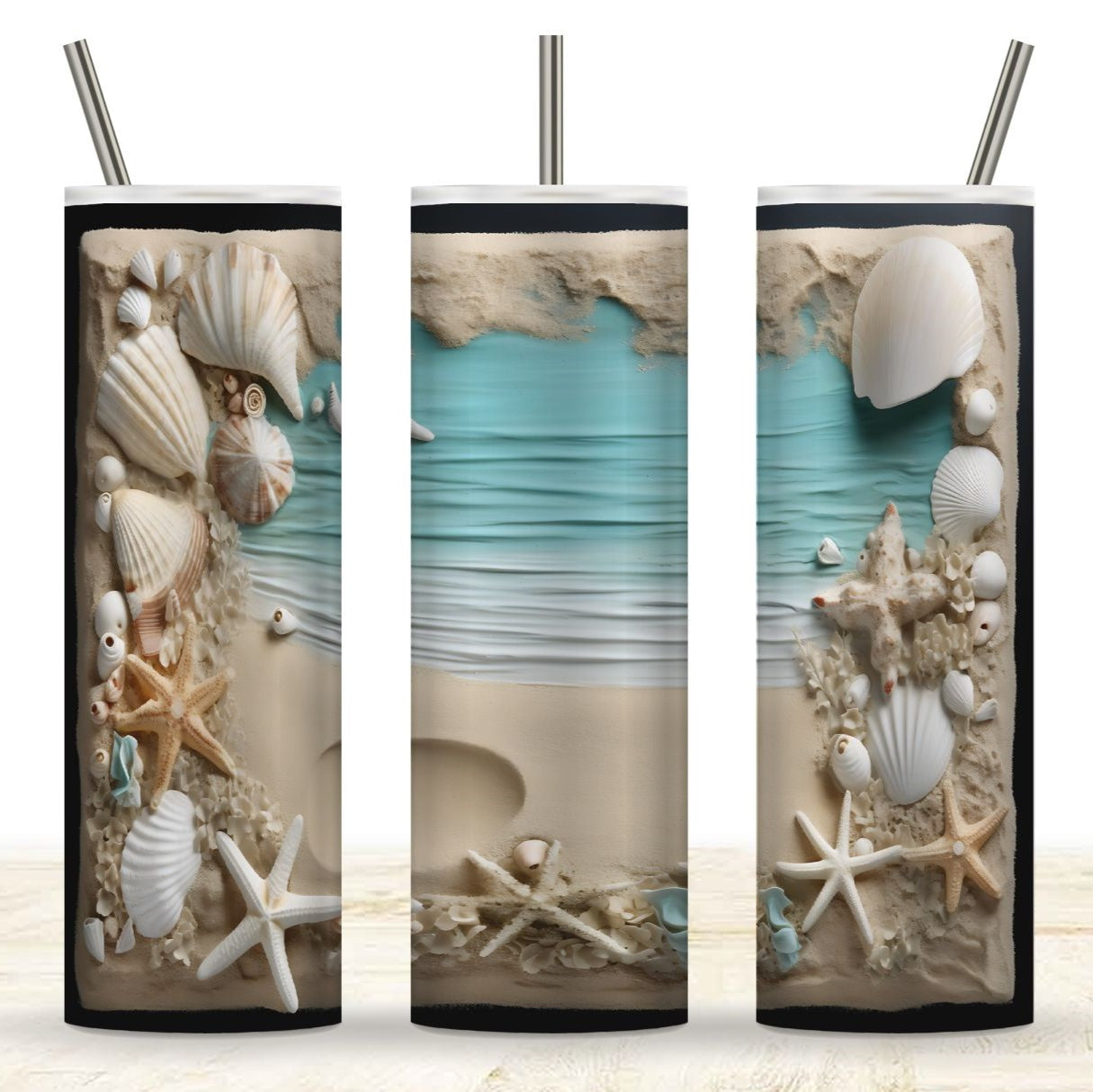 3D Beach Scene