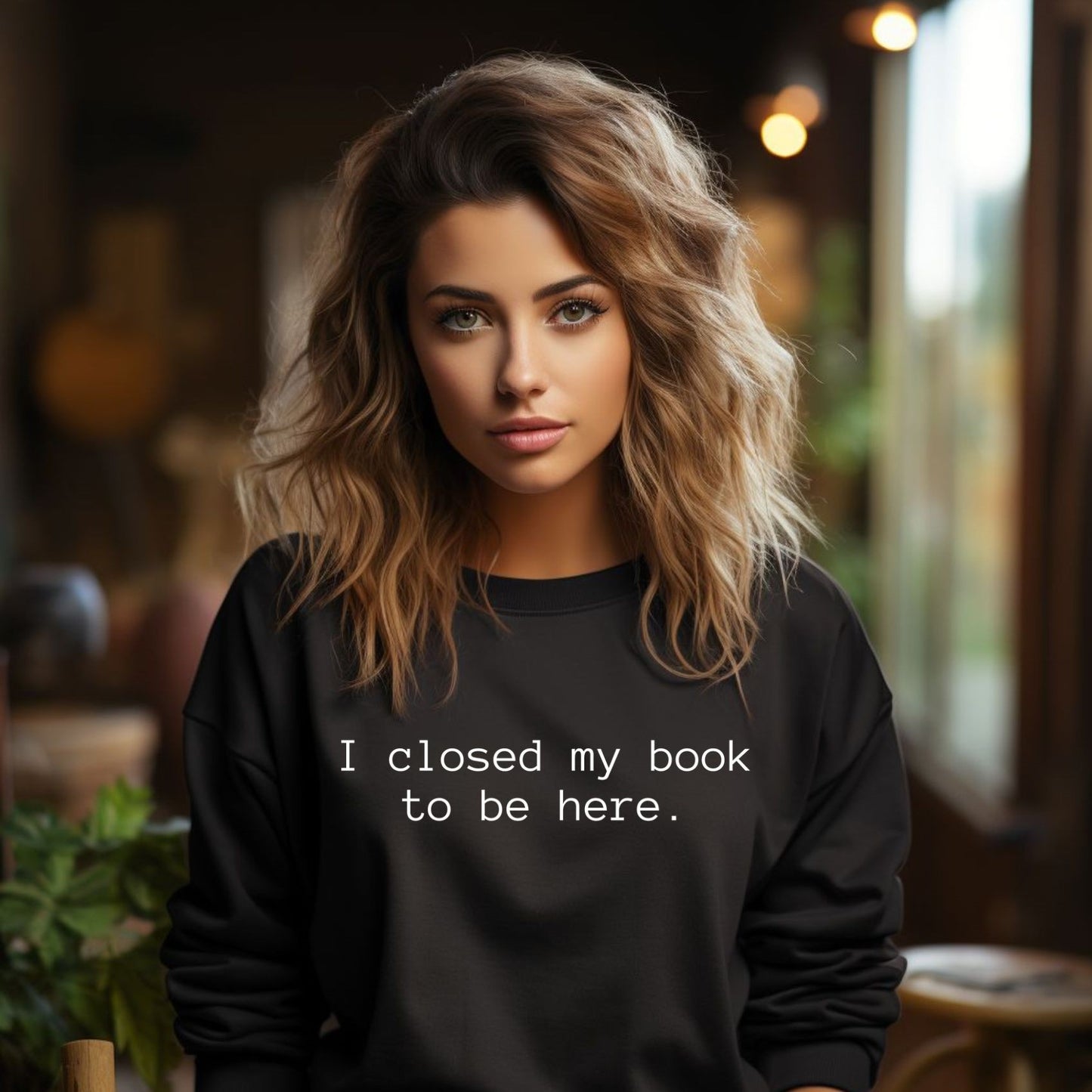 I Closed My Book To Be Here