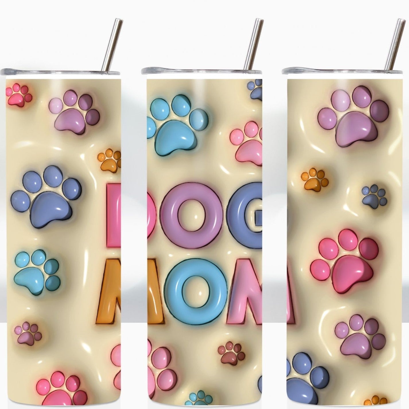 Dog Mom 3D Design