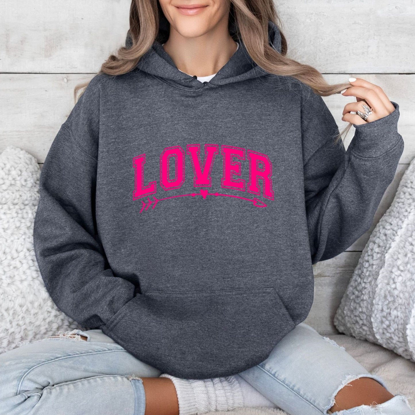 Lover 3D Puff Vinyl Hoodie