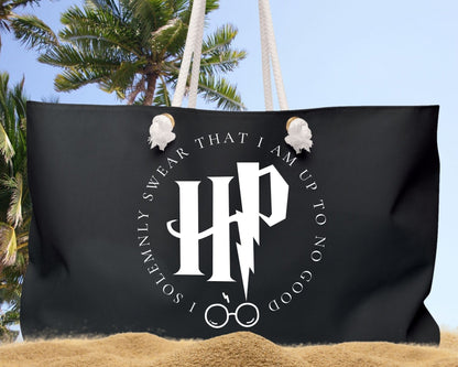 Harry Potter - "I Solemnly Swear That I Am Up To No Good" Weekender Bag (Front and Bag)