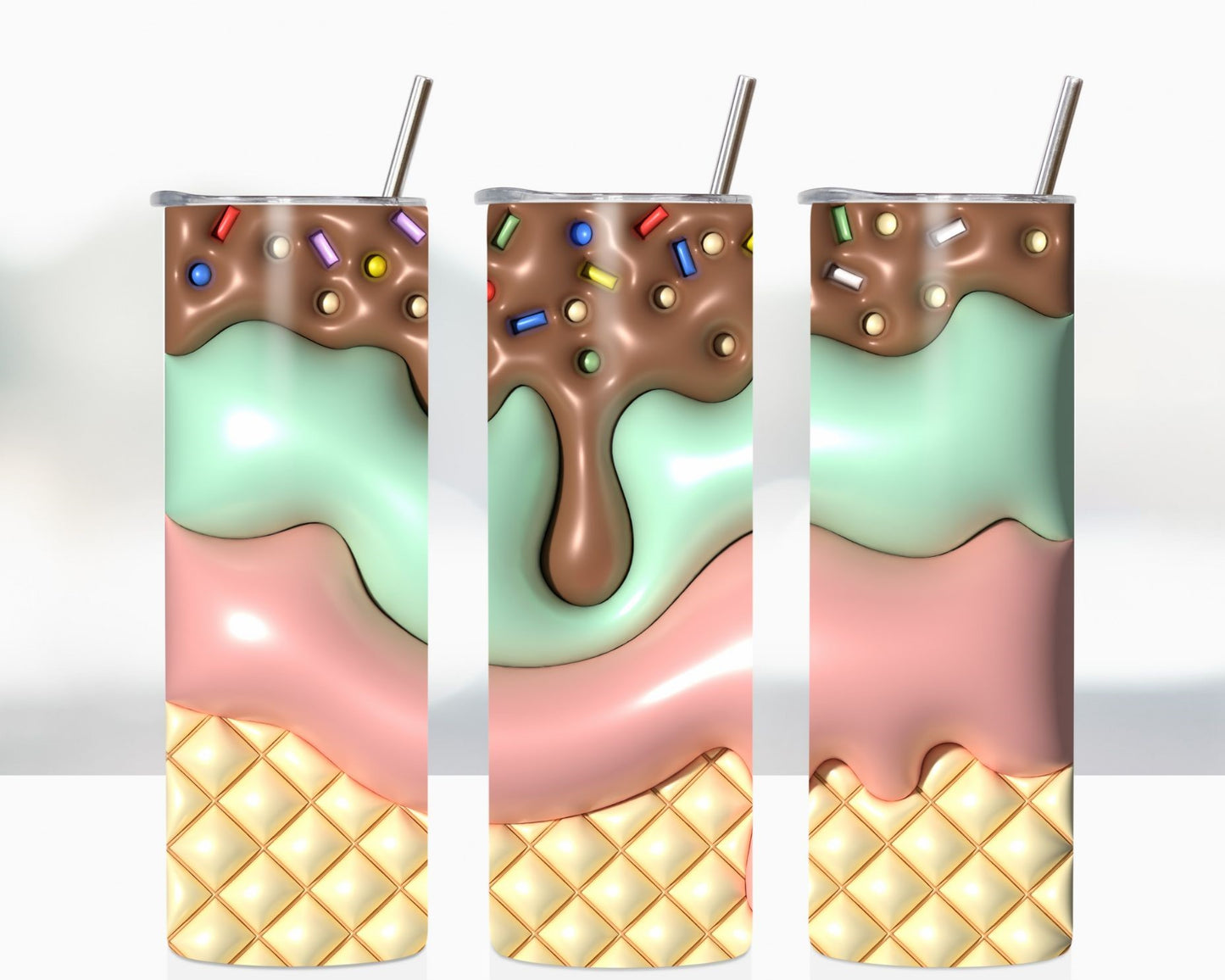 Ice Cream 3D Design