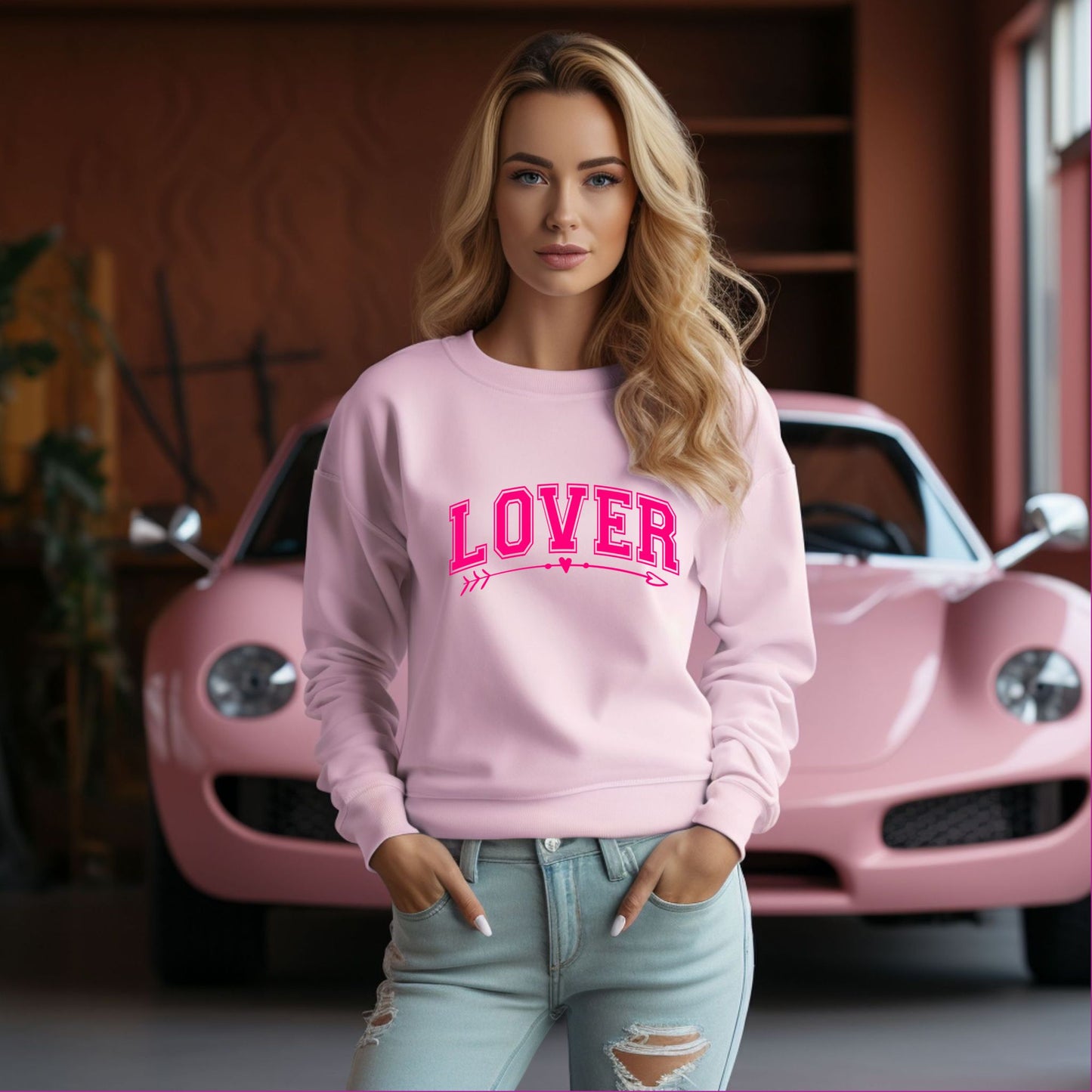 Lover 3D Puff Vinyl Sweatshirt