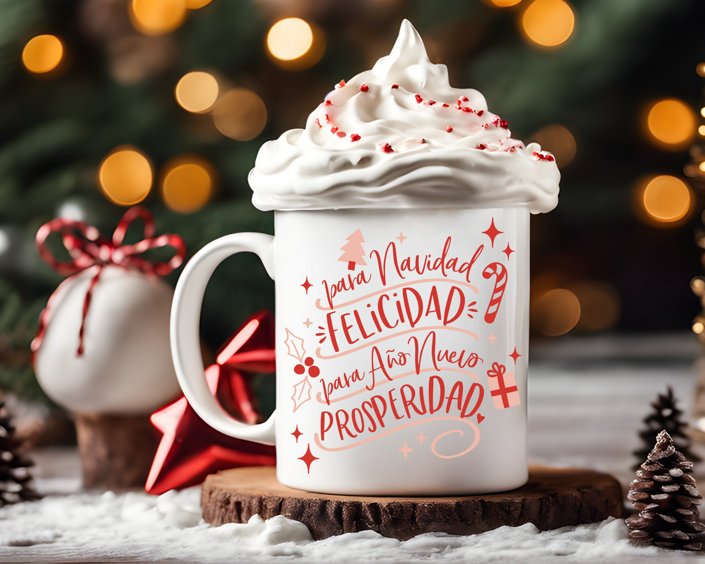 Para Navidad Felicidad y para Año Nuevo Prosperidad