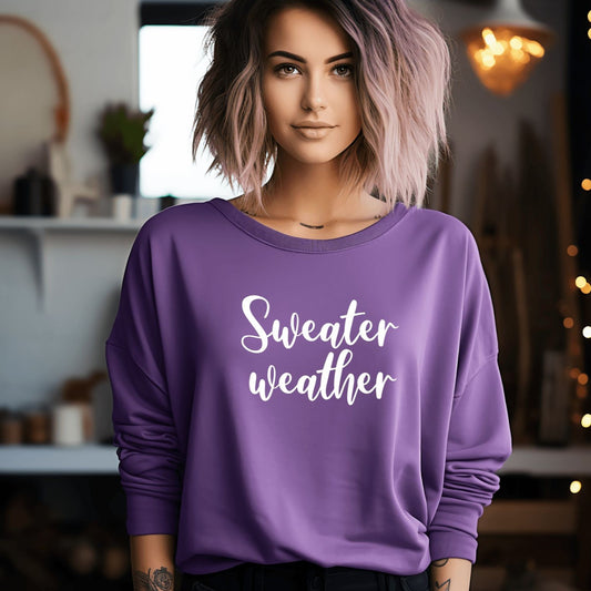 Sweater Weather Cursive