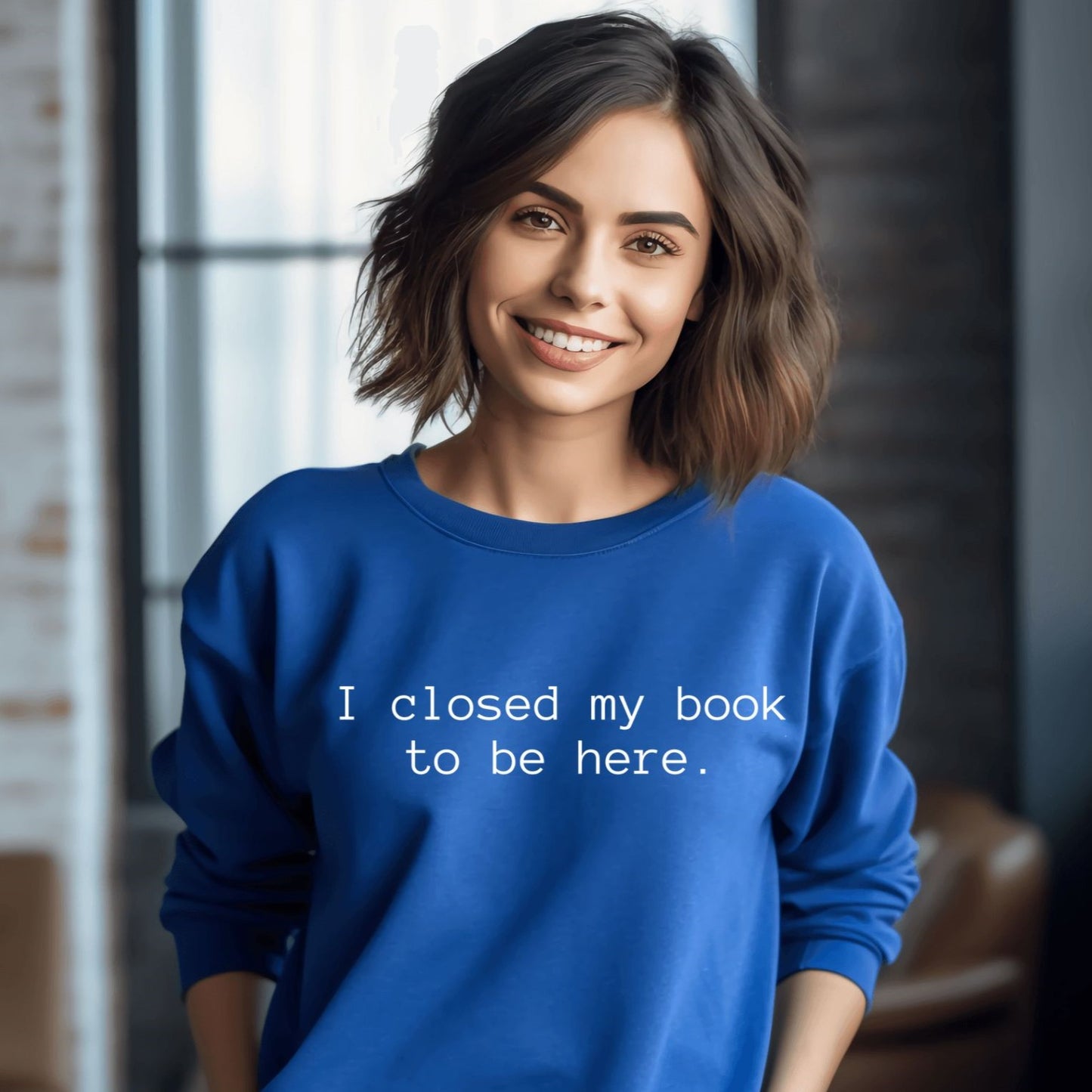 I Closed My Book To Be Here