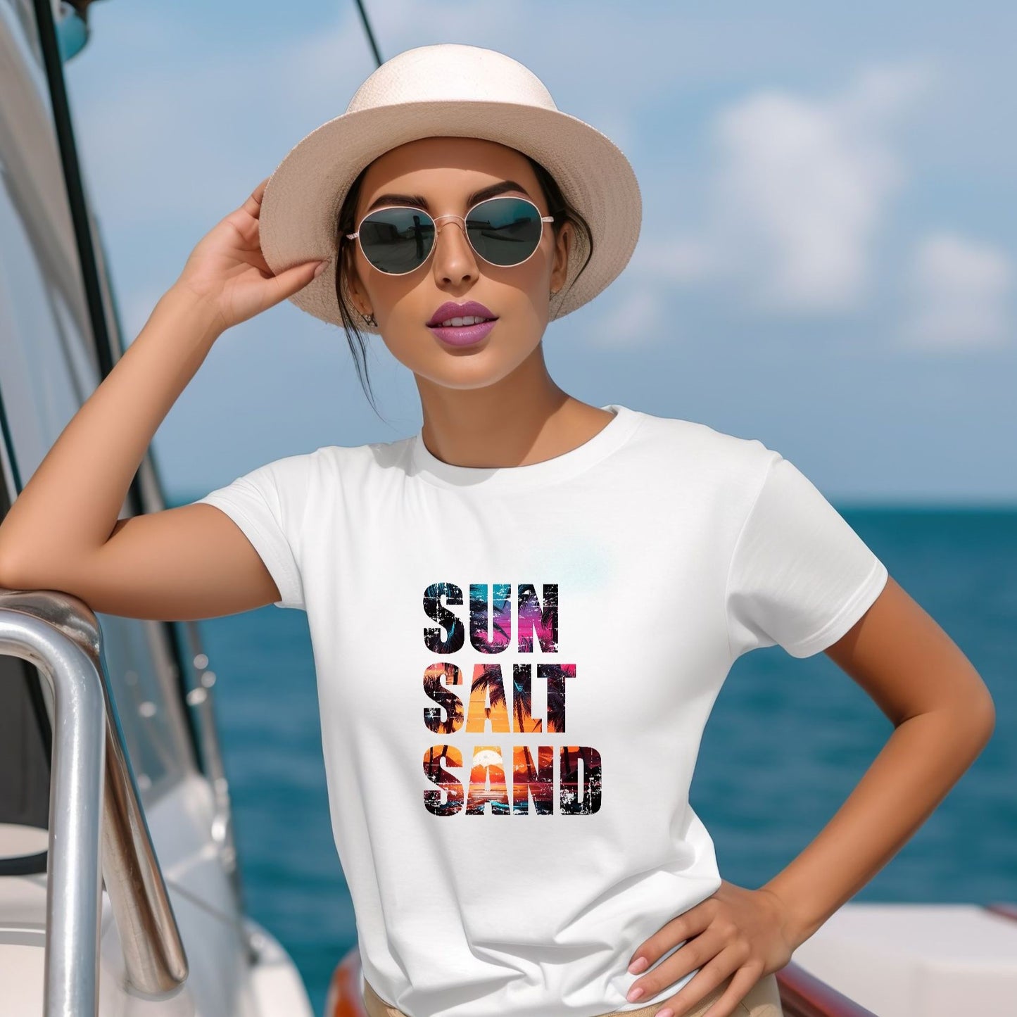Sun, Salt, Sand Jersey Tee