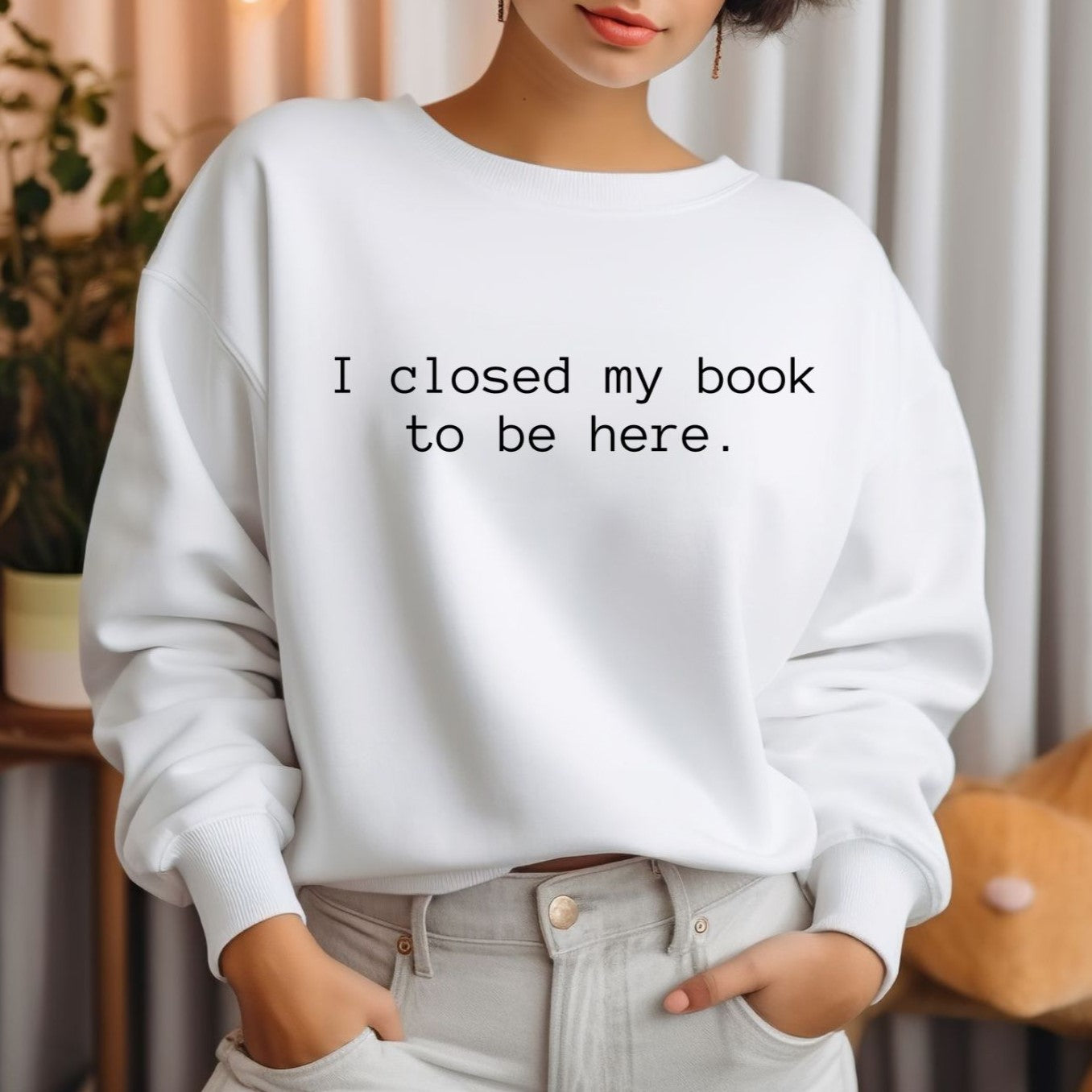 I Closed My Book To Be Here
