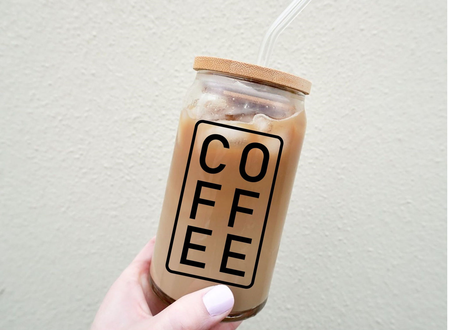 Iced Coffee Glass