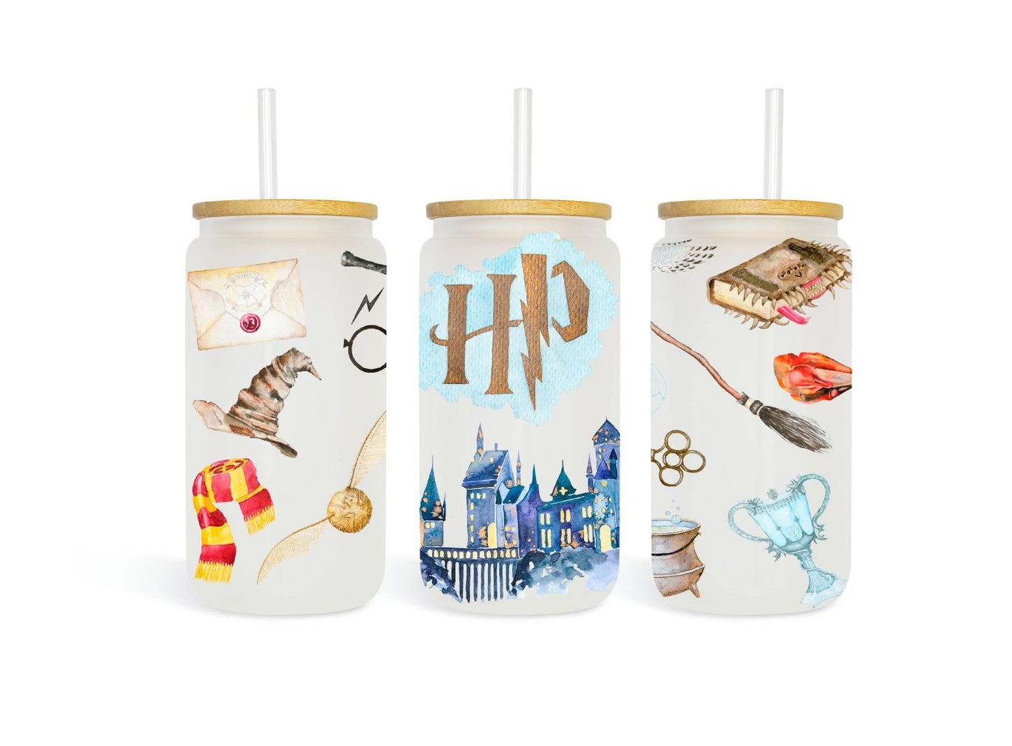 Harry Potter Iced Coffee Glass