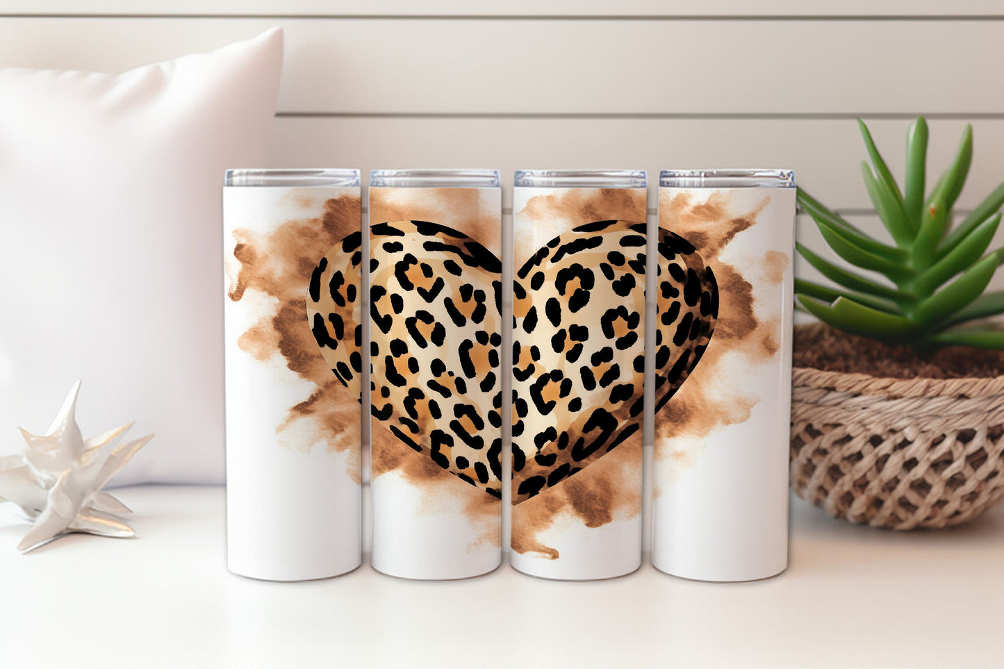 Leopard Hearts Valentines