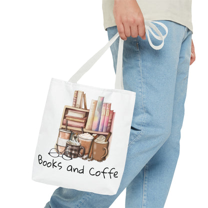 Books and Coffee Tote Bag