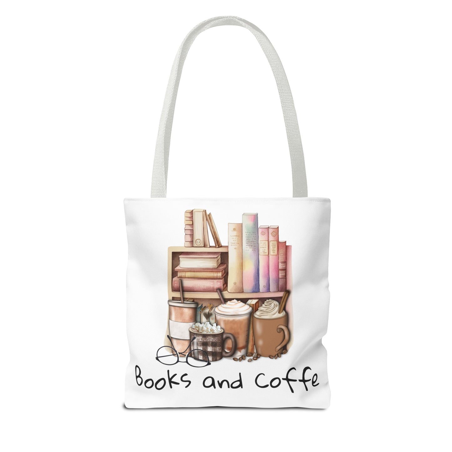 Books and Coffee Tote Bag