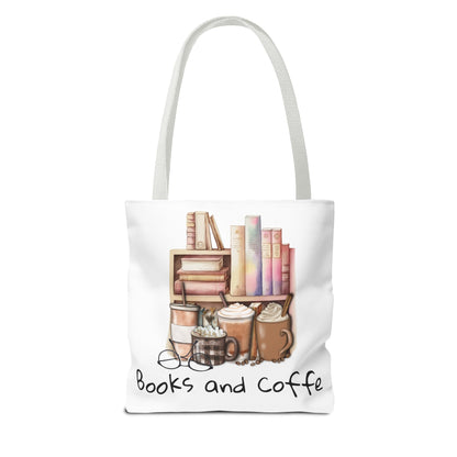 Books and Coffee Tote Bag