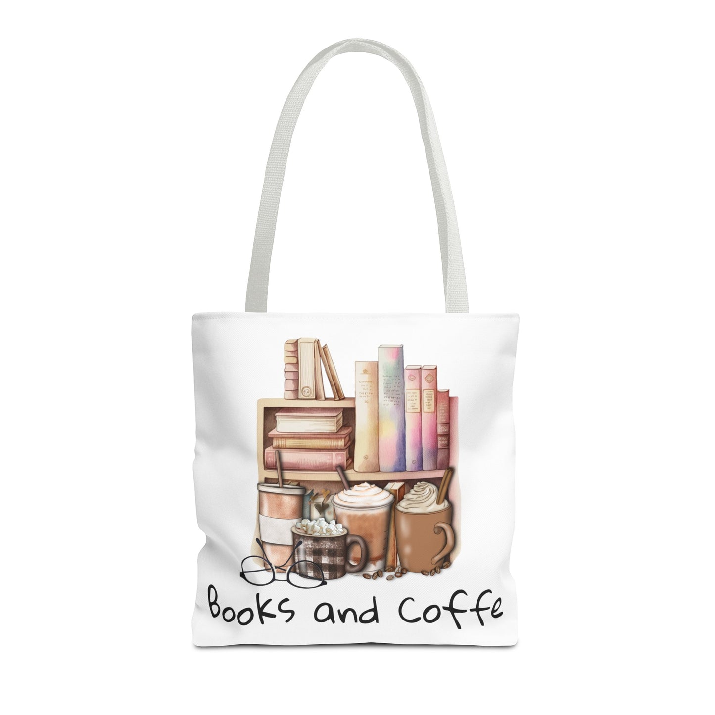 Books and Coffee Tote Bag