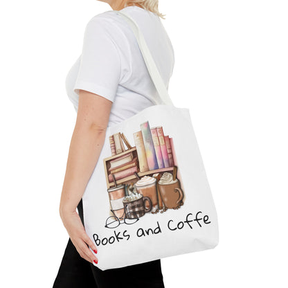 Books and Coffee Tote Bag