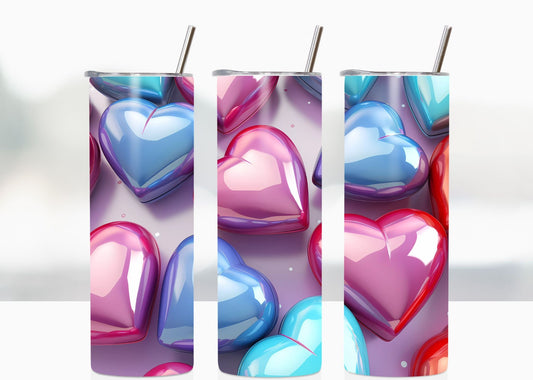 Glossy Heart 3D Design