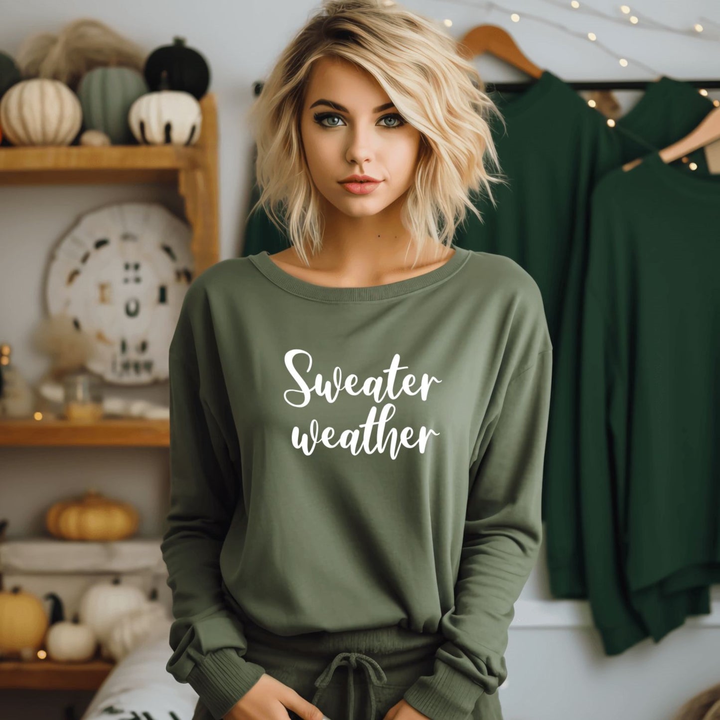 Sweater Weather Cursive