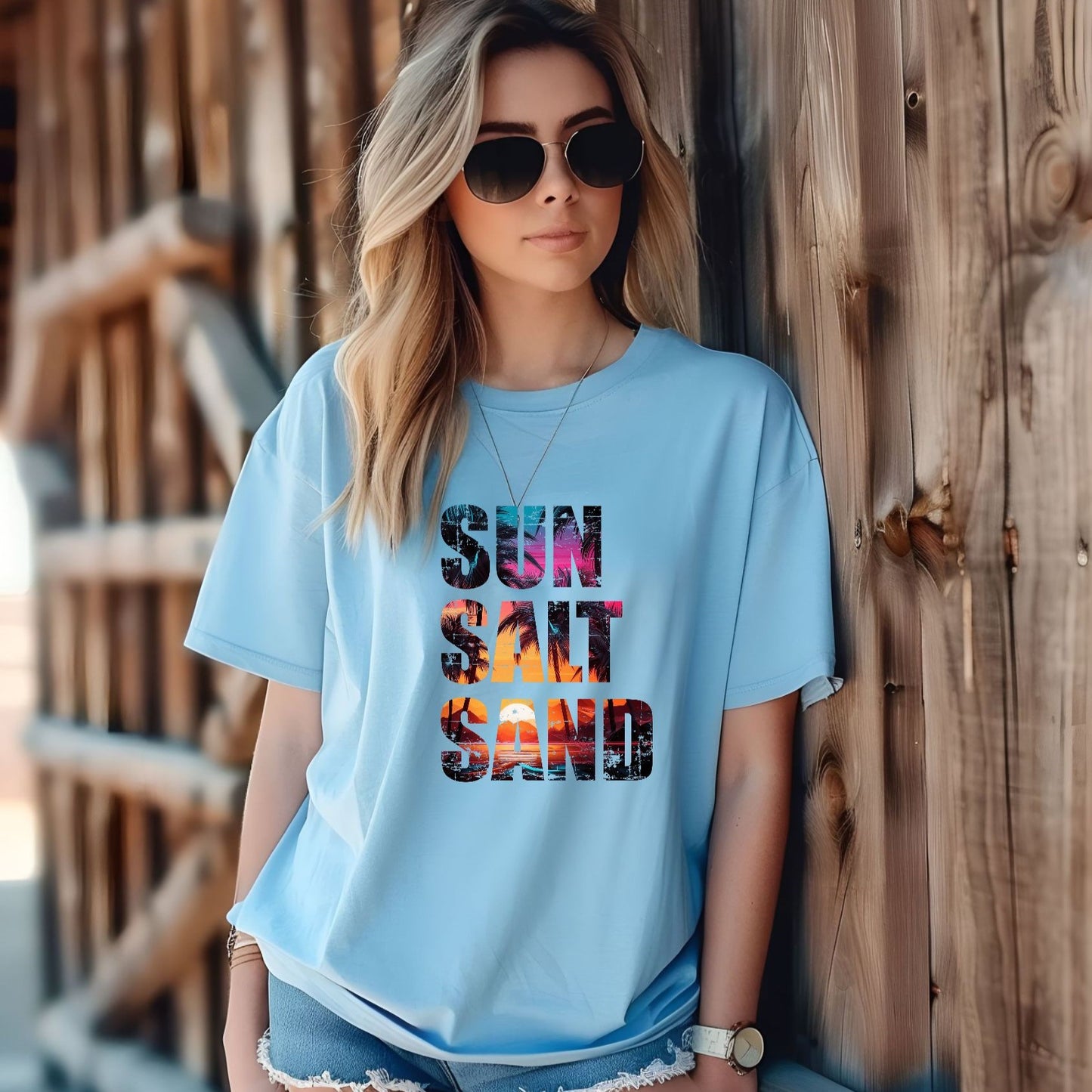 Sun, Salt, Sand Jersey Tee