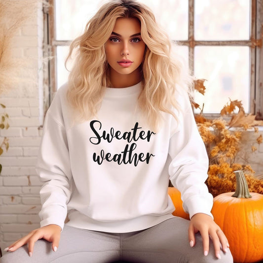 Sweater Weather Cursive