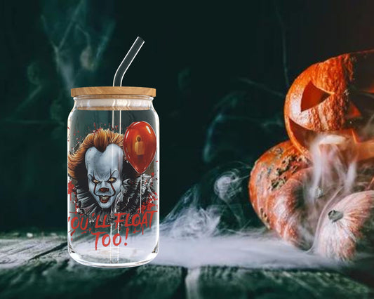 You'll Float Too...Iced Coffee Glass