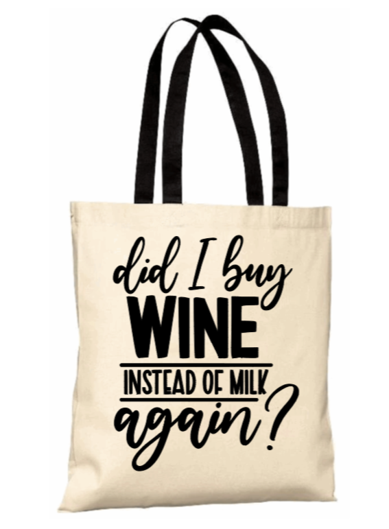 Did I buy wine Tote Bag